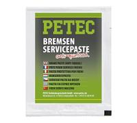 PETEC Pâte d'entretien anti-grincement pour freins de voiture - Sac de 5 g de graisse pour surfaces coulissantes, roulements à billes et joints de joint - Graisse de frein sans métal - Pâte de montage