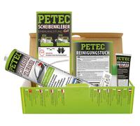Petec Scheibenkleber-Set Assemblage De Avant Vitres Arrières & Fenêtre Latérale