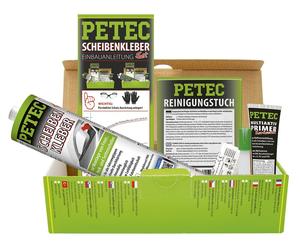 Petec Scheibenkleber-Set Assemblage De Avant Vitres Arrières & Fenêtre Latérale