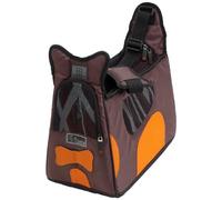 Petego Boby Bag Sac Nouveau Format Famé pour Chien Motif Bambou Marron/Orange