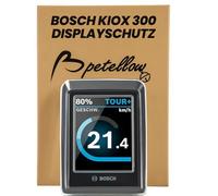 Petellow Étui de protection pour écran Bosch Kiox 300 - Film de protection d'écran pour vélo électrique Kiox 300 contre les rayures et les chocs - Transparent