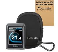 Petellow Kit de protection pour Bosch Kiox 300 - Film de protection d'écran avec étui de protection compatible avec l'écran Bosch Kiox 300 contre les rayures et les chocs - 036-KB