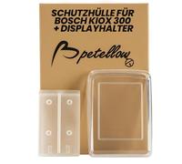 Petellow Kit de protection pour écran Bosch Kiox 300 et support d'écran - Film de protection d'écran compatible avec Bosch Kiox 300(BHU3600) et housse de protection pour poignée de smartphone