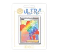 Peter 206/195 Dresseur Arc en Ciel Secrète - Ultraboost X Epée et Bouclier 12 Tempête Argentée - Coffret de 10 Cartes Pokémon Françaises