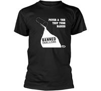 Peter and The Tube Babies Banned from The Pubs T Shirt Manches Courtes(Small)