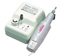 Peter Bausch 0360K Appareil de manucure et pédicure électrique pour professionnels, fonction marche droite/gauche, réglable en continu, refroidissement à air, 10 embouts : ponçage, lime, élimination