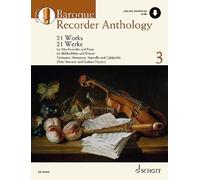 Peter Bowman Baroque Recorder Anthology (Sheet Music) Schott Anthology Series