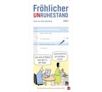 Peter Butschkow: Fröhlicher Unruhestand Planer 2027: Der humorvolle Rentner-Kalender mit Cartoons über das Leben im besten Alter. Freizeit-Planer mit freier Spalteneinteilung. 21 x 45 cm