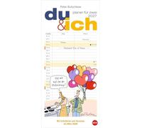 Peter Butschkow: Planer für zwei - Du & ich 2027: Wand-Kalender 2027 zum Eintragen mit den bekannten Cartoons aus dem Pärchenalltag. Kalender für 2 mit Platz für Termine.