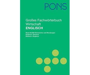 Peter Collin Si PONS Großes Fachwörterbuch Wirtschaft: Englisch-Deutsch/ (Relié)