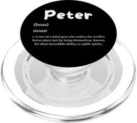 Peter Definition Personalized Name Custom Costume for Peters PopSockets PopGrip pour MagSafe