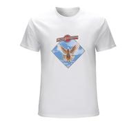 Peter Frampton Wind of Change Sport T Shirt for Men Crew Neck T-Shirt WhiteM