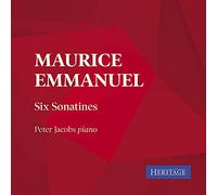 Peter Jacobs - Maurice Emmanuel: Six Sonatines [Import]