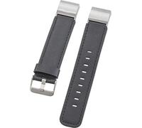 Peter Jäckel Bracelet en cuir véritable pour Fitbit Charge 2 Noir