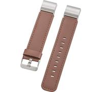 Peter Jäckel Bracelet pour Fitbit Charge 2 en cuir véritable marron