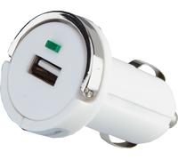 PETER JÄCKEL Chargeur allume-cigare Mini 1A blanc - Adaptateur de charge 12/24V