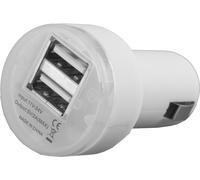 PETER JÄCKEL Premium USB Car Charger DUAL 2 A White
