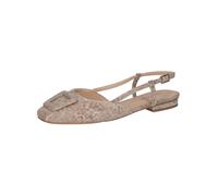 PETER KAISER Ballerines à lanières beige / noir, Taille 38,5