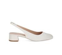 Peter Kaiser Escarpins Peeptoes & Slingpumps 79540 en cuir lisse blanc, Blanc., 39 EU