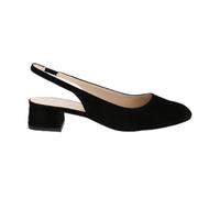 Peter Kaiser Peeptoes & Slingpumps 79540 Chaussures à talons en cuir suédé pour femme Noir, Noir , 37.5 EU