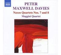 Peter Maxwell Davies Naxos Quartets Nos. 7 and 8 (Maggini Quartet) (CD) Album