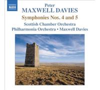 Peter Maxwell Davies: Symphonies Nos. 4 & 5 [CD] NEUF