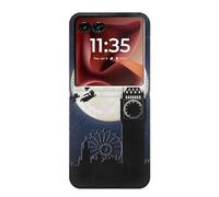 Peter Pan Fly Full Moon Night Etui Flip Housse Cuir pour Motorola Razr 60 Ultra, Razr Ultra 2025