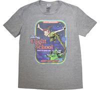 Peter Pan - T-shirt homme/femme unie - Ecole RO13350 (S) (Gris)