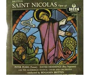 PETER PEARS/DAVID HEMMINGS - SAINT NICOLAS VINYL LP[LXT5060]