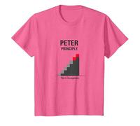 Peter Peter Principe : Rise to Incompétence Graphic T-Shirt, Enfant, Rose Chiné, 12 Ans