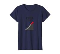 Peter Peter Principe : Rise to Incompétence Graphic T-Shirt, Femme, Bleu Marine, L