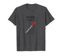 Peter Peter Principe : Rise to Incompétence Graphic T-Shirt, Homme, Chiné Foncé, S