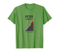 Peter Peter Principe : Rise to Incompétence Graphic T-Shirt, Homme, Herbe, L
