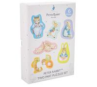 PETER RABBIT 2PART PUZZLE SET 6 PUZZLES