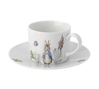 Peter Rabbit Ensemble tasse à thé et soucoupe en porcelaine