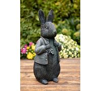 Peter Rabbit Grande statue en résine | Décoration de jardin Beatrix Potter