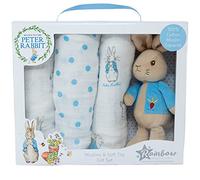Rainbow Designs – Ensemble peluche et mousseline – Peter Rabbit Kids PO1599