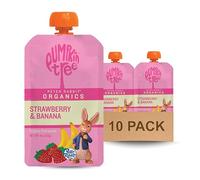 Peter Rabbit Organics, Organic Strawberry and Banana 100% Pure Fruit Snack, 4.0-Ounces Pouches, (Pack of 10)