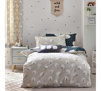 Peter Rabbit™ Spot Me Single Duvet Cover Setm Polyester, Cotton, Charcoal
