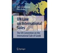 Peter Schlechtriem Petra Butler UN Law on International Sales (Poche)