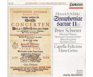 Peter Schreier, Ekkehard Wagner, herman Christian Polster, Albrecht Lepetit, Reinhard Ginzel - Schütz, Symphoniae Sacrae 2