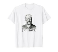Peter Tchaikovski Compositeur Musical Tchaikowsky Tchaikowsky T-Shirt Graphique avec Valeur