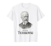 Peter Tchaikovsky Portrait Vintage Compositeur Musique Classique T-Shirt