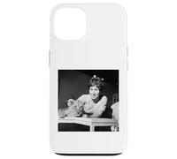Peter Valarie Singleton Bleu avec Son Petit au Zoo 1968 Coque pour iPhone 13