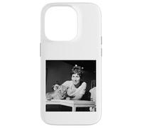 Peter Valarie Singleton Bleu avec Son Petit au Zoo 1968 Coque pour iPhone 14 Pro