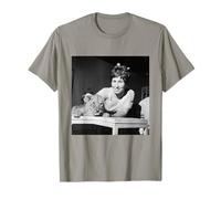 Peter Valarie Singleton Bleu avec Son Petit au Zoo 1968 T-Shirt