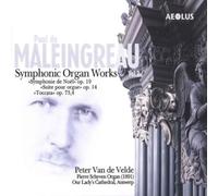 Peter Van De Velde – Oeuvres symphoniques pour orgue, vol. 2 – Import – Aeolus