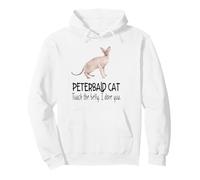 Peterbald Cat Touch The Belly I Dare You Amusant Pet Félin Sweat à Capuche