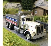 Peterbilt 359, camion-benne, american track, 1973 - BREKINA 86291 - HO 1/87