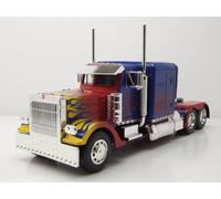 Peterbilt 379 Optimus Prime Transformers 1 Bleu Avec Flamme Modèle 1:3 2 Jada